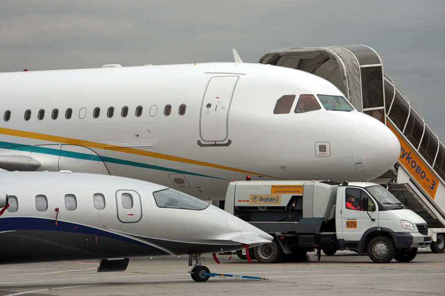 volo privato sull'Airbus A319 CJ